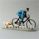 Pixi HERGÉ : TINTIN N°2 " LE LOTUS BLEU " Tintin en Vélo avec Milou