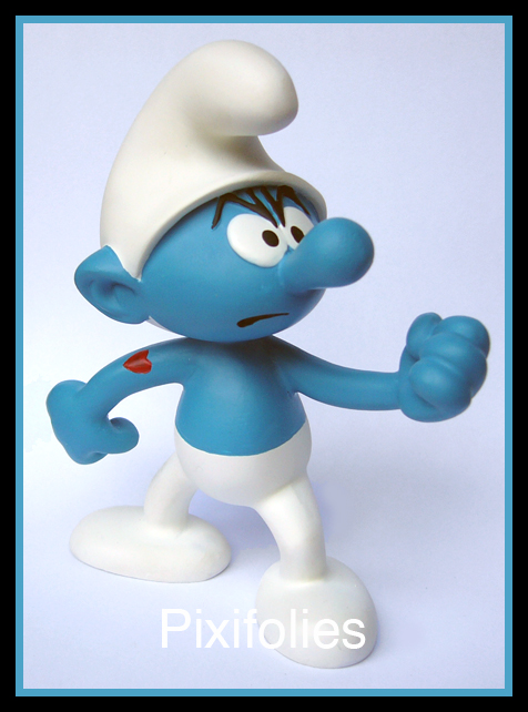 Figurine Les Schtroumpfs – Schtroumpf Moqueur N°152 – Collectoys – Résine