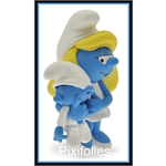 Pixi PEYO : Les Schtroumpfs / Collectoys Résine La Schtroumpfette et le Bébé Schtroumpf