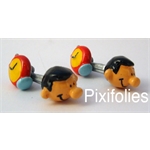 Pixi FRANQUIN : Gaston série N°3 Boutons de Manchettes Gaston / Marsu Production Pixi FRANQUIN : Gaston série N°3 Boutons de Manchettes Gaston / Marsu Production