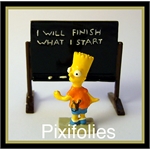 Pixi MINI : Héros de BD Bart et le tableau noir