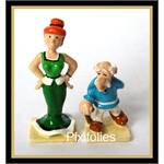 Pixi UDERZO : Mini & Village Astérix Agecanonix  ( 2 figurines )