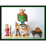 Pixi UDERZO : Mini & Village Astérix Abraracourcix ( 5 figurines )