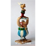 Pixi UDERZO : Mini & Village Astérix Obélix portant Astérix sur un Bouclier Pixi UDERZO : Mini & Village Astérix Obélix portant Astérix sur un Bouclier