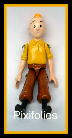 Pixi HERGÉ : Articulés Tintin chemise jaune
