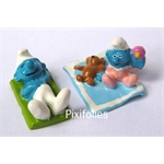 Pixi PEYO : Mini & Village Schtroumpf MINI-VILLAGE SCHTROUMPF / Schtr paresseux et bébé Schtroumpf - 2 fig. Pixi PEYO : Mini & Village Schtroumpf MINI-VILLAGE SCHTROUMPF / Schtr paresseux et bébé Schtroumpf - 2 fig.