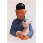 Pixi HERGÉ : Résines Patrick Regout Petit buste Tintin Chinois