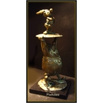 Pixi UDERZO : Bronzes Obélix portant Astérix sur son bouclier (bronze)