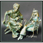 Pixi UDERZO : Bronzes César et Cléopatre ( bronze )
