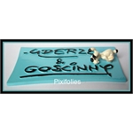 Pixi UDERZO : 50eme  ANNIVERSAIRE D'ASTERIX Cartouche Cinquantième Blue