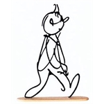 Moulinsart HERGÉ : Moulinsart Plomb / Collection Sculpture Tintin Alph-Art 20 CM