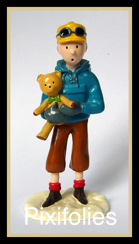 Pixi HERGÉ : Tintin série N°3 ' TINTIN AU TIBET ' Tintin et l'ours en peluche
