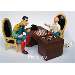 " L'OREILLE CASSEE " La partie d'échecs de Tintin et d'Alcazar " L'OREILLE CASSEE " La partie d'échecs de Tintin et d'Alcazar