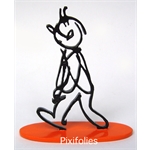 Moulinsart HERGÉ : Moulinsart Plomb / Collection Sculpture Tintin Alph-Art 14 cm Socle couleur orange Moulinsart HERGÉ : Moulinsart Plomb / Collection Sculpture Tintin Alph-Art 14 cm Socle couleur orange