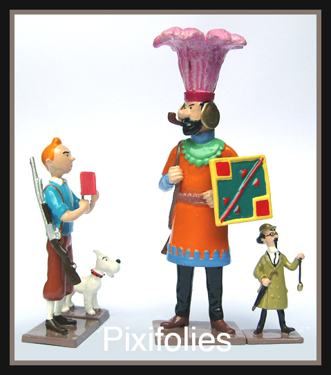 Moulinsart HERGÉ : Moulinsart Plomb / Collection Rêves et Cauchemars Tintin demande le Permis de Chasse