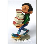 Gaston avec livres Gaston avec livres
