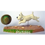 Moulinsart HERGÉ : Moulinsart Plomb / Collection Classique Milou poursuite Moulinsart HERGÉ : Moulinsart Plomb / Collection Classique Milou poursuite