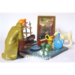 Moulinsart HERGÉ : Moulinsart Plomb / Collection Classique Tintin Milou marché aux puces Moulinsart HERGÉ : Moulinsart Plomb / Collection Classique Tintin Milou marché aux puces