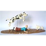 Moulinsart HERGÉ : Moulinsart Plomb / Collection Classique Danois poursuit Tintin Moulinsart HERGÉ : Moulinsart Plomb / Collection Classique Danois poursuit Tintin