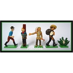 Moulinsart HERGÉ : Mini / 2ème Collection Moulinsart Plomb Mini-série Far West