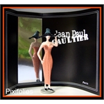 Pixi MODE : Les Créateurs série N°1 J.P.Gaultier robe gaine 1985