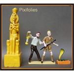 Pixi E.P.JACOBS : Blake & Mortimer série N°1 " LE MYSTERE DE LA GRANDE PYRAMIDE " Blake et Mortimer avec l'Idole