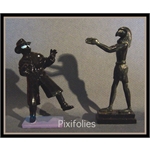 Pixi E.P.JACOBS : Blake & Mortimer série N°3 Olrik surpris par l' Horus hiéracéphale ( La Marque Jaune )