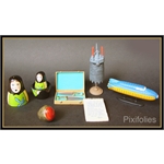 Pixi E.P.JACOBS : Les Objets Mythiques Boîte complémentaire N° 11 ( 6 figurines )
