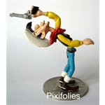Pixi MORRIS : Lucky Luke Lucky Luke tirant courbé en arrière Pixi MORRIS : Lucky Luke Lucky Luke tirant courbé en arrière