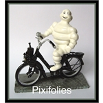 Pixi MICHELIN : Bibendum Bibendum à vélo moteur