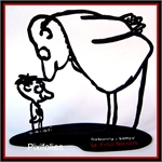 Pixi SEMPÉ Le Bouillon et le Petit Nicolas en silhouette