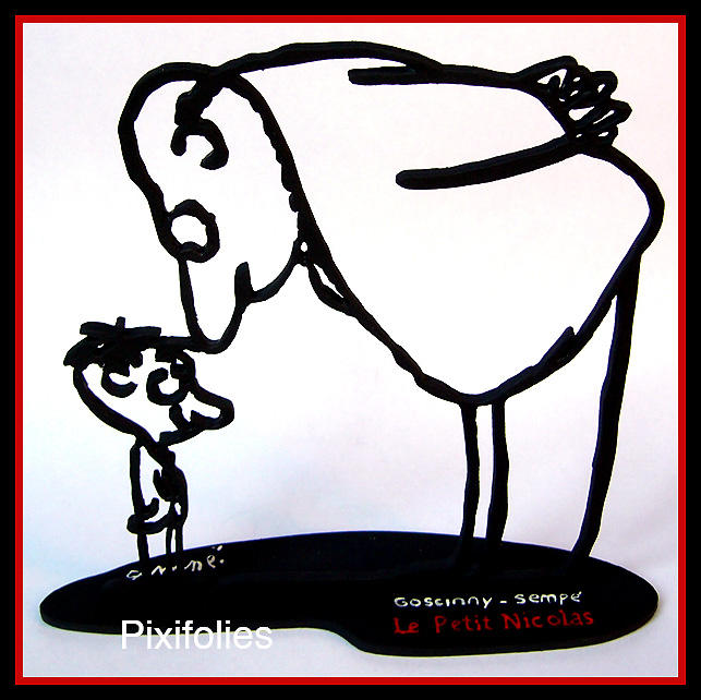 Pixi SEMPÉ Petit Nicolas Co Le Bouillon et le Petit Nicolas en silhouette