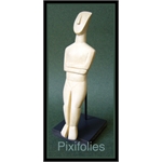 Pixi PIXI MUSEUM : Grèce Antique Idole cycladique : IIIe millénaire av.J.-C.