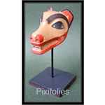 Pixi PIXI MUSEUM : Amérique du Nord Masque Tlingit . Otarie
