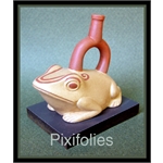 Pixi PIXI MUSEUM : Art Précolombien Céramique Mochica : Vase Crapaud