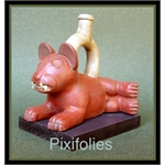 Pixi PIXI MUSEUM : Art Précolombien Céramique Mochica : Vase Jaguar