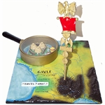 Pixi UDERZO : MICRO ASTERIX The cover page of the Asterix albums, the map of Gaul and the magnifying glass