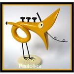 Pixi ROUXEL : SHADOK Shadok Trompette