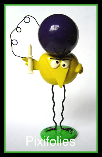 LES SHADOKS - SHADOK A VELO - figurine métal 8 cm, pixi, pixi82342 – La