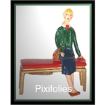 Pixi NOTRE SIECLE : La Vie Parisienne / Décors & Perso Jeune fille assise