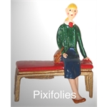 Pixi NOTRE SIECLE : La Vie Parisienne / Décors & Perso Jeune fille assise Pixi NOTRE SIECLE : La Vie Parisienne / Décors & Perso Jeune fille assise