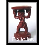 Pixi ART AFRICAIN Tabouret Luba