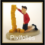 Pixi NOTRE SIECLE : La Vie Parisienne / Enfants, Ecole, Scoutisme Garçon jeu de cubes