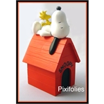 Pixi SCHULTZ : Snoopy / Résine Snoopy niche