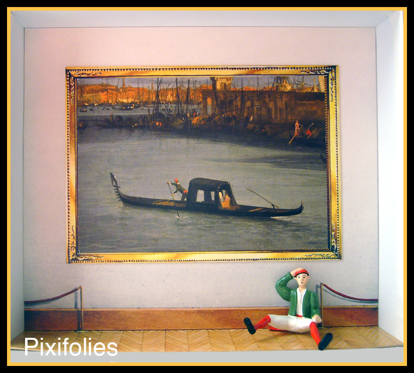 Pixi EVENEMENTS Stordito tombé du tableau de Canaletto