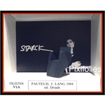 Pixi VIA : Designers Starck : Fauteuil Jack Lang