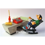 Pixi FRANQUIN : Gaston série N°2 Gaston à son bureau ( 2ème version ) Pixi FRANQUIN : Gaston série N°2 Gaston à son bureau ( 2ème version )