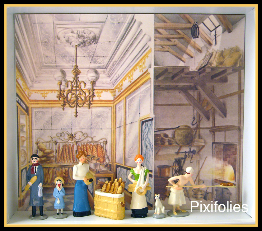 Figurine Plomb Pixi - Concierge Avec Balai - Notre Siècle, Vie Parisienne