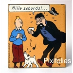 Pixi HERGÉ : Plaques émaillées magnétiques Mille Sabords