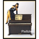 Pixi BERTHET : Pin-Up La Pin'up sur le piano